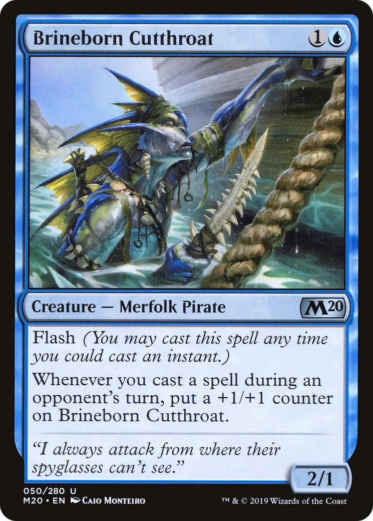 Brineborn Cutthroat (M20-050) - Core Set 2020