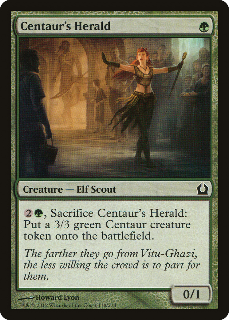 Centaur's Herald (RTR-118) - Return to Ravnica