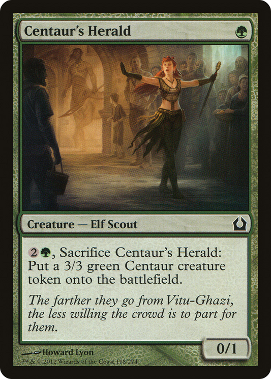 Centaur's Herald (RTR-118) - Return to Ravnica