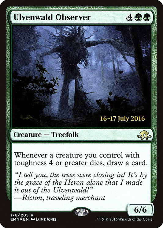 Ulvenwald Observer (PEMN-176S) - Eldritch Moon Promos Foil