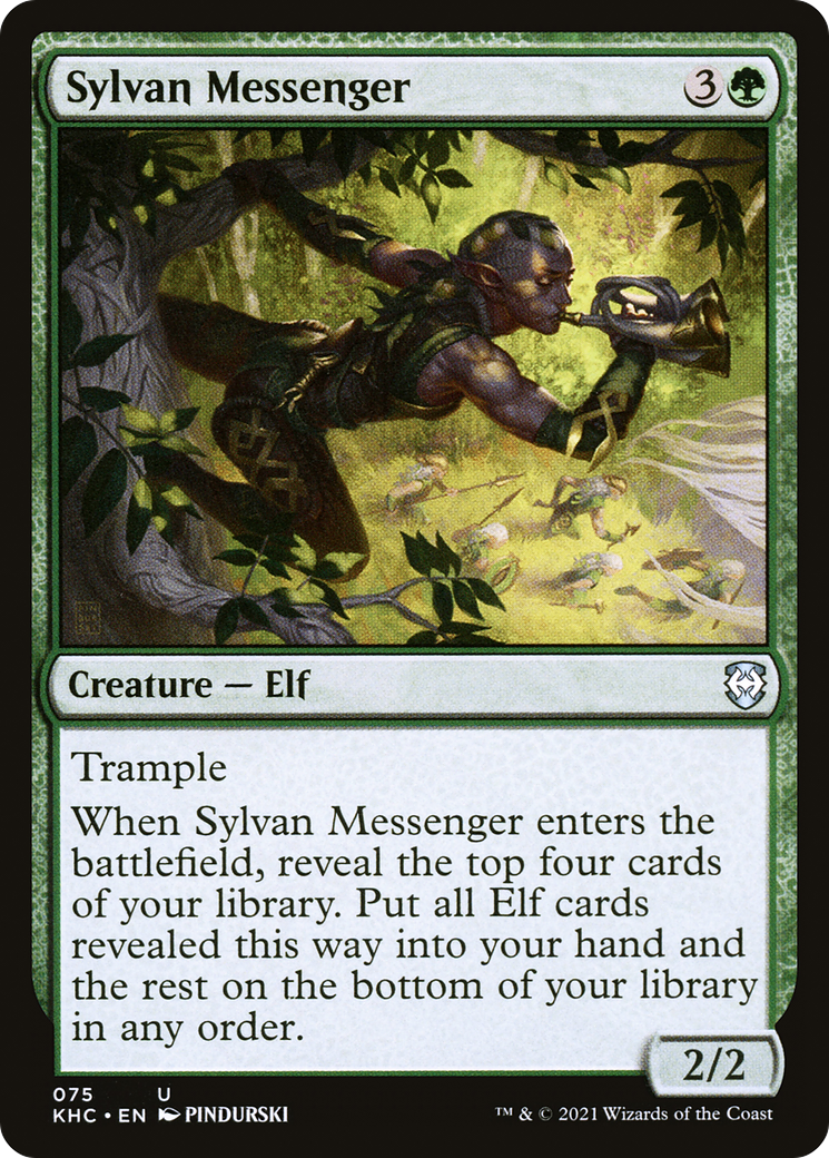 Sylvan Messenger (KHC-075) - Kaldheim Commander