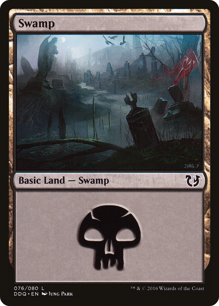 Swamp (DDQ-076) - Duel Decks: Blessed vs. Cursed