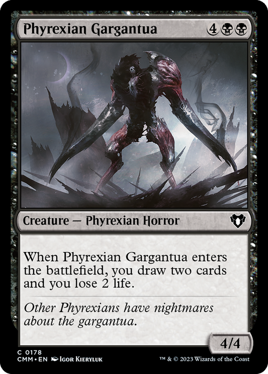 Phyrexian Gargantua (CMM-178) - Commander Masters Foil