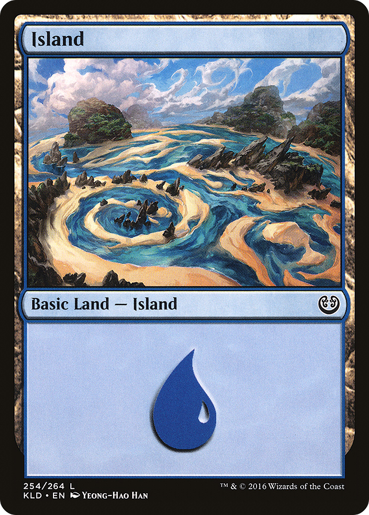 Island (KLD-254) - Kaladesh Foil