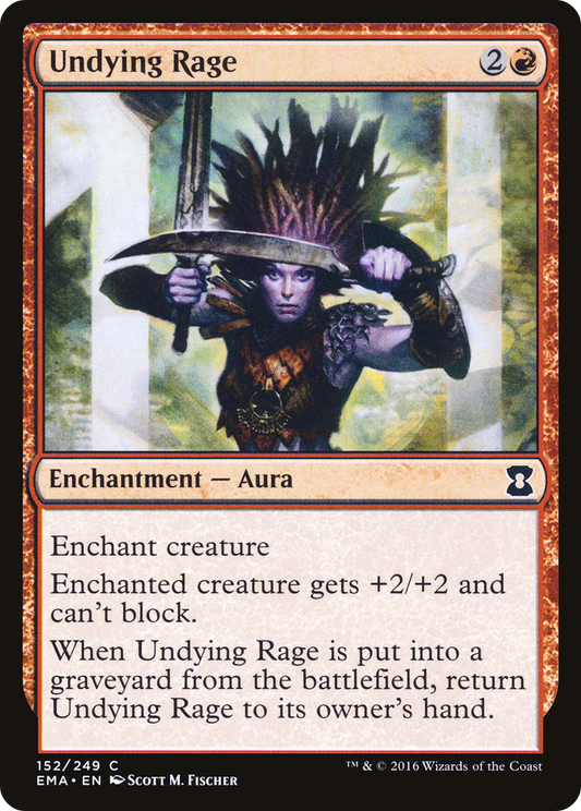 Undying Rage (EMA-152) - Eternal Masters Foil