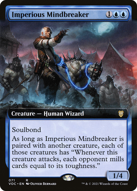 Imperious Mindbreaker (VOC-071) - Crimson Vow Commander: (Extended Art)