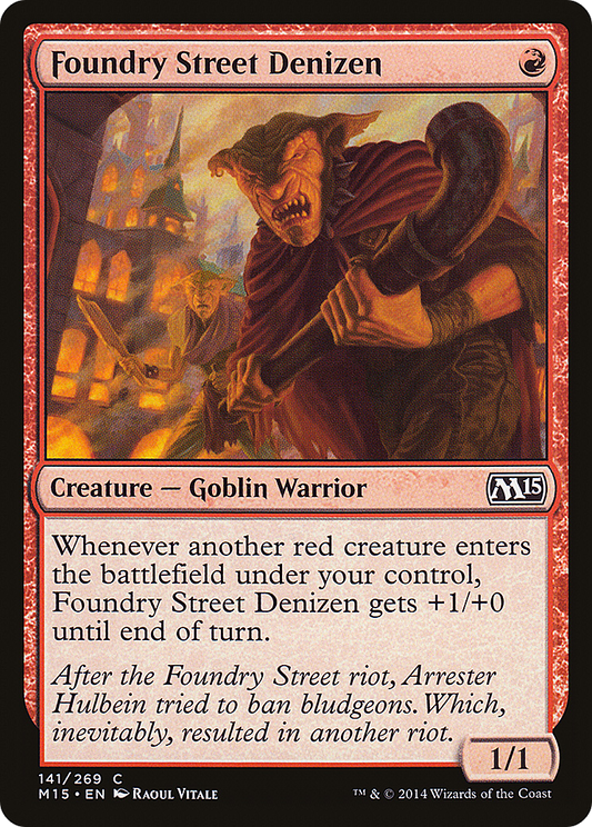 Foundry Street Denizen (M15-141) - Magic 2015 Foil