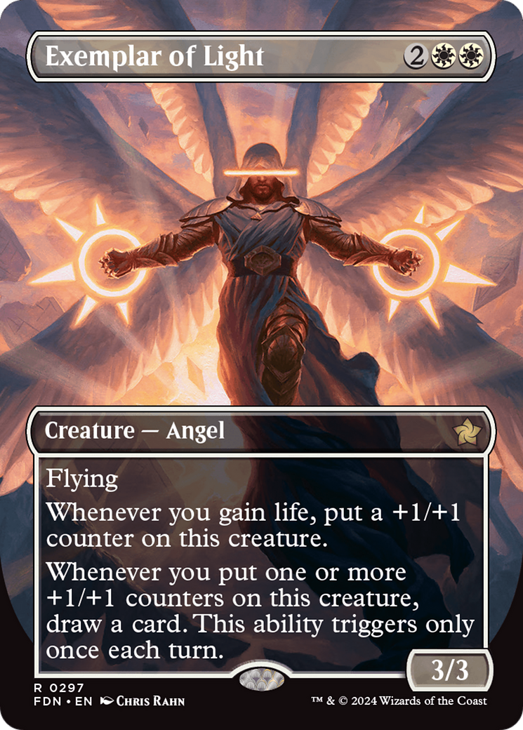 Exemplar of Light (Borderless)  (Borderless)(FDN-297) - Foundations Foil