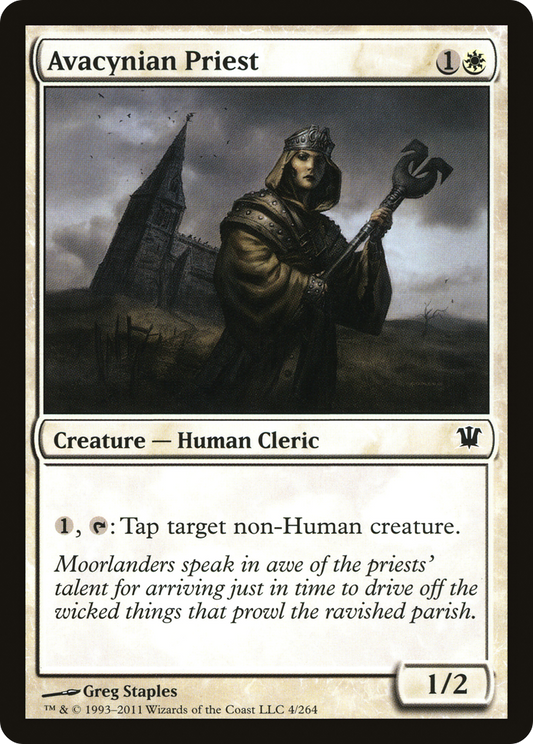 Avacynian Priest (ISD-004) - Innistrad