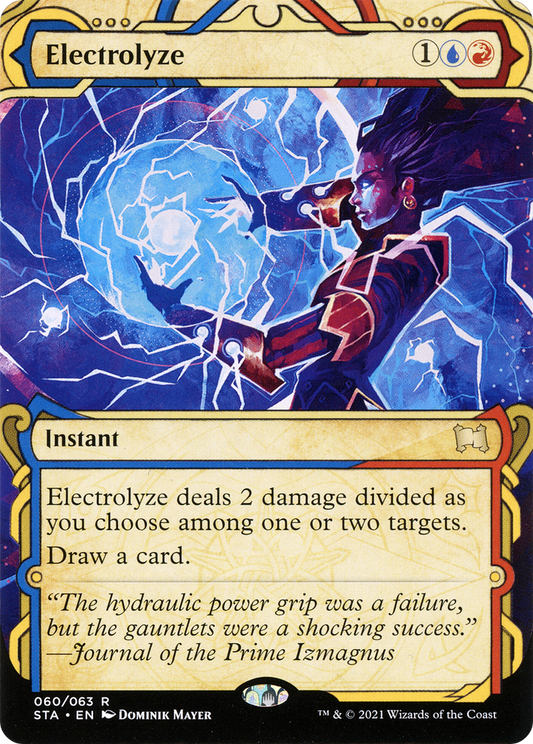 Electrolyze (STA-060) - Strixhaven Mystical Archive: (Showcase) (Borderless) Foil