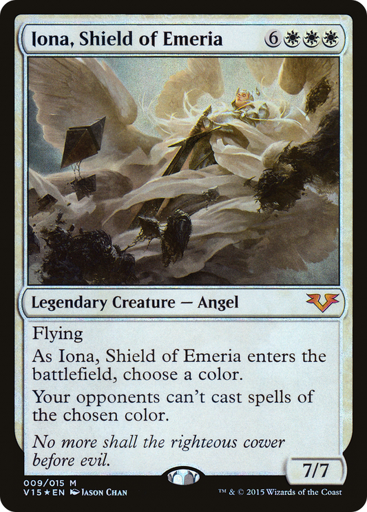 Iona, Shield of Emeria (V15-009) - From the Vault: Angels Foil