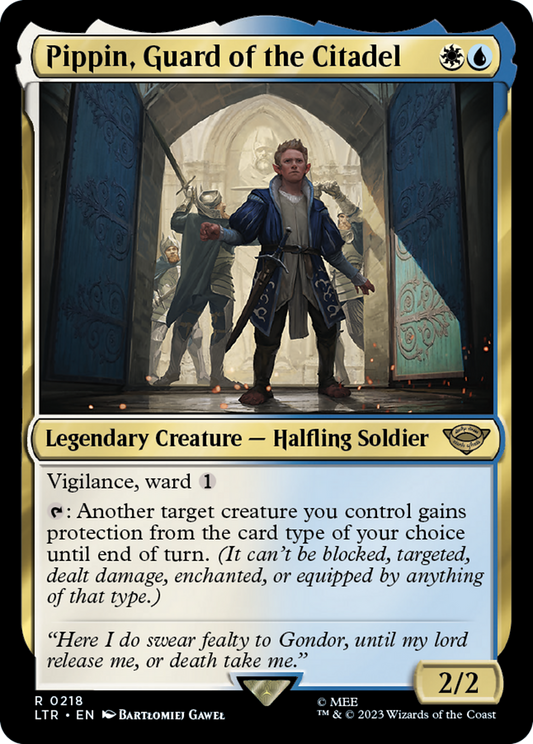 Pippin, Guard of the Citadel (LTR-218) - The Lord of the Rings: Tales of Middle-earth Foil