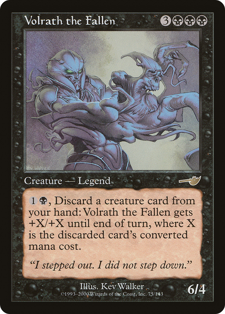 Volrath the Fallen (NEM-075) - Nemesis Foil