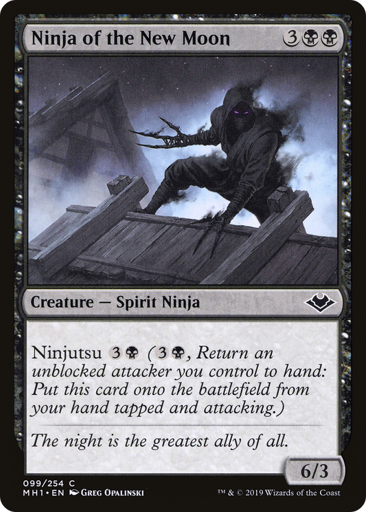 Ninja of the New Moon (MH1-099) - Modern Horizons Foil