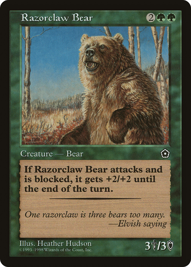 Razorclaw Bear (P02-142) - Portal Second Age