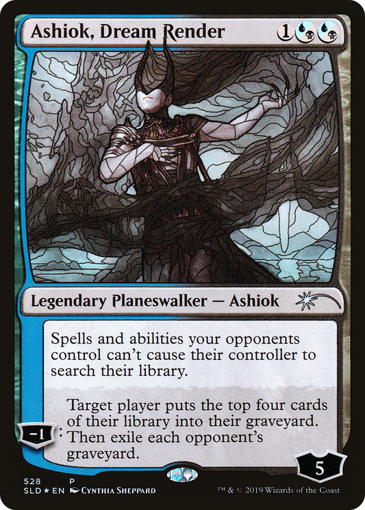 Ashiok, Dream Render (Stained Glass) (SLD-528) - Secret Lair Drop Foil