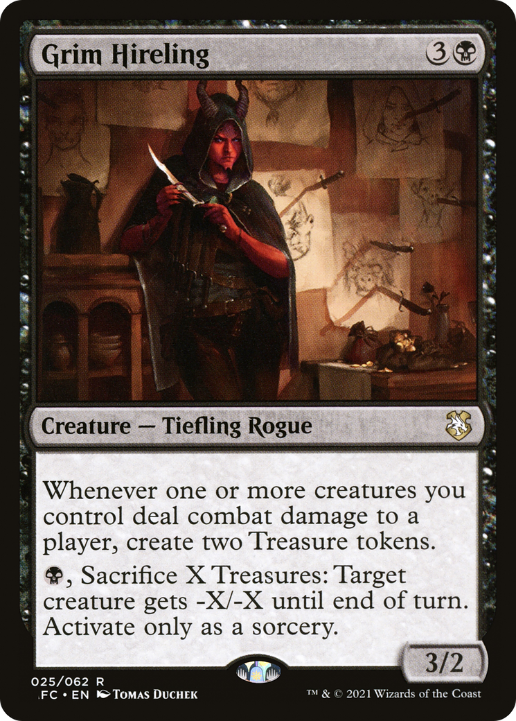 Grim Hireling (AFC-025) - Forgotten Realms Commander