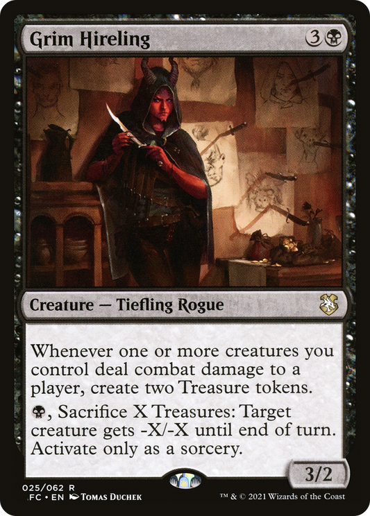 Grim Hireling (AFC-025) - Forgotten Realms Commander