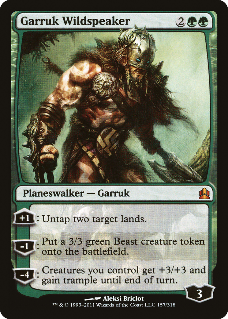 Garruk Wildspeaker (CMD-157) - Commander 2011