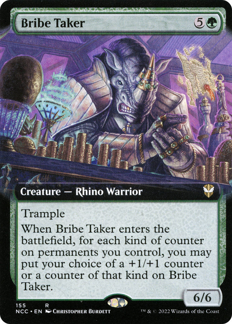 Bribe Taker (NCC-155) - New Capenna Commander: (Extended Art)