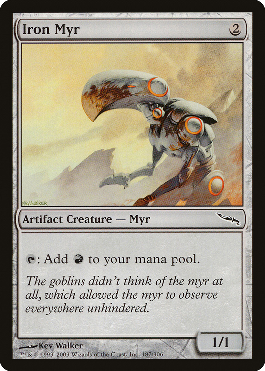 Iron Myr (MRD-187) - Mirrodin Foil