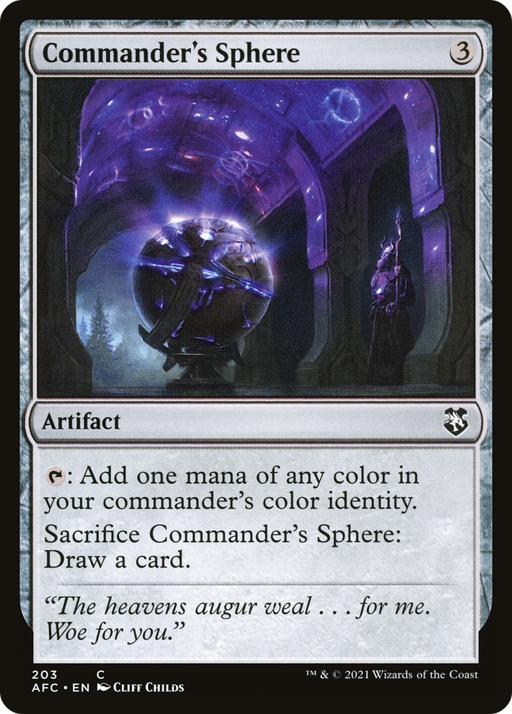 Commander's Sphere (AFC-203) - Forgotten Realms Commander