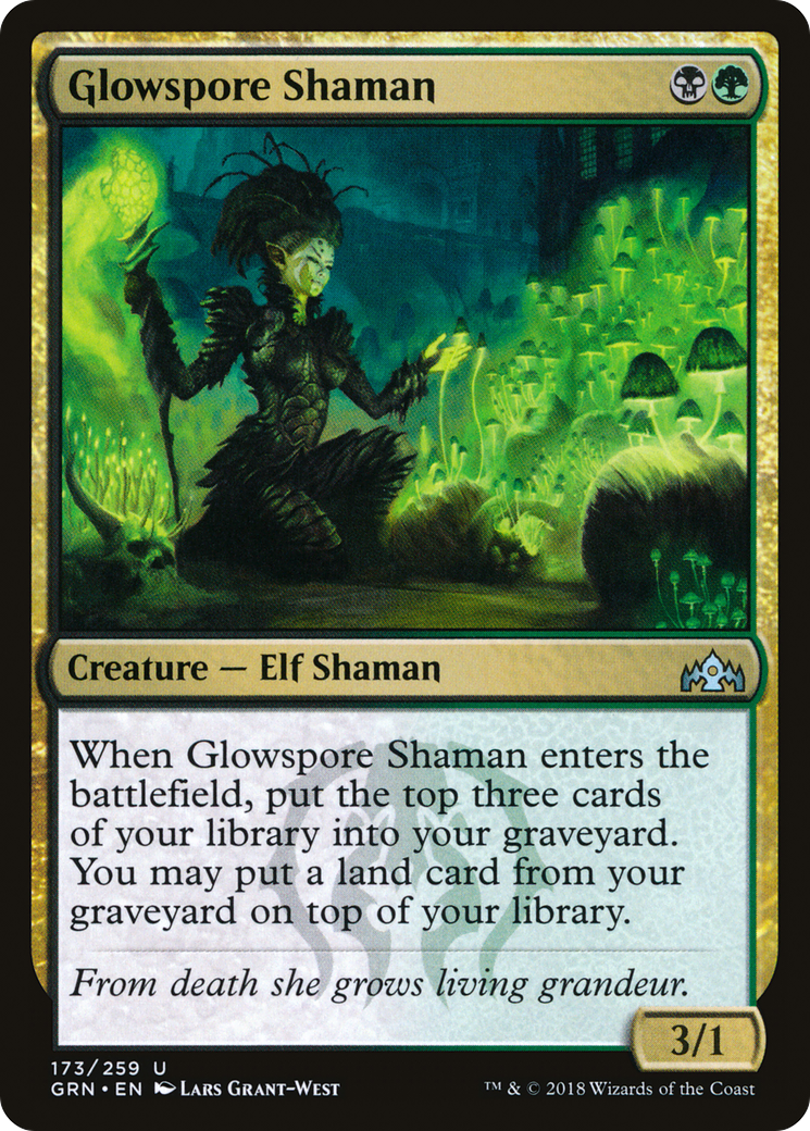 Glowspore Shaman (GRN-173) - Guilds of Ravnica