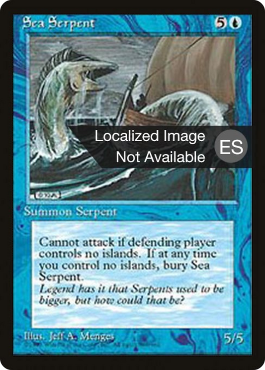 Sea Serpent (4BB-098) - Fourth Edition Foreign Black Border