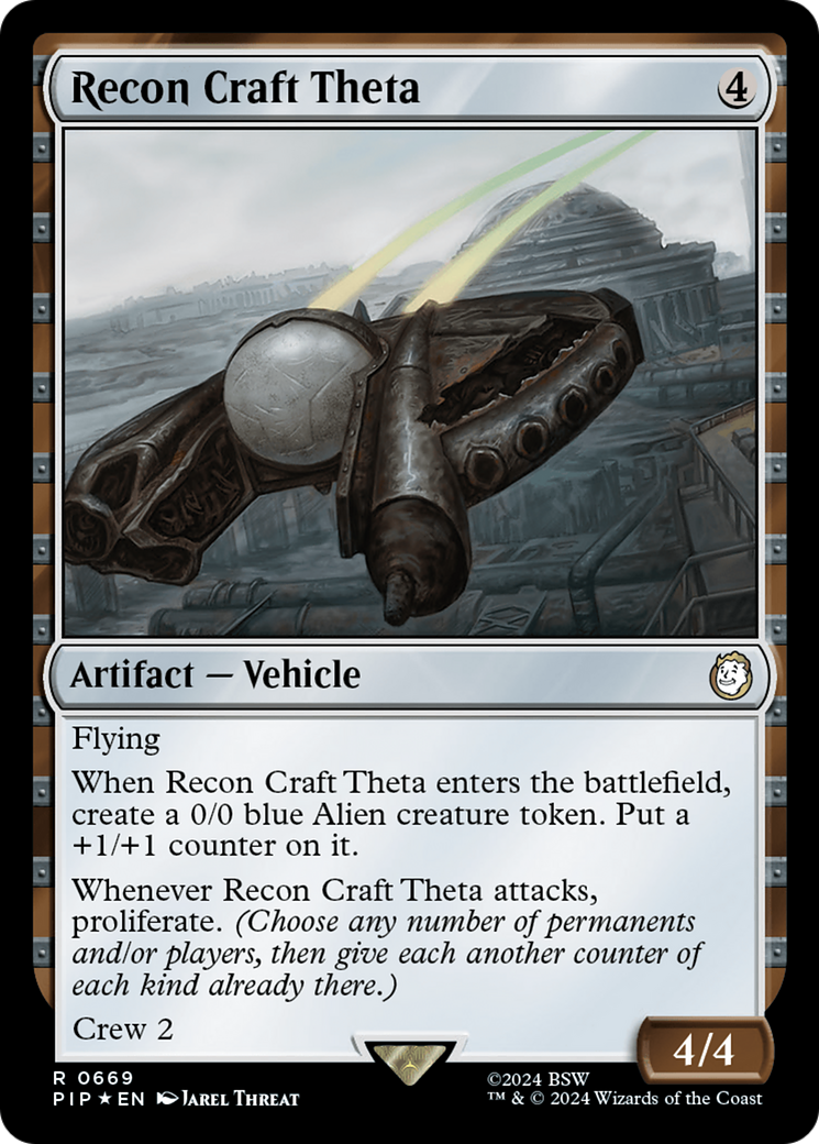 Recon Craft Theta (PIP-669) - Fallout Foil