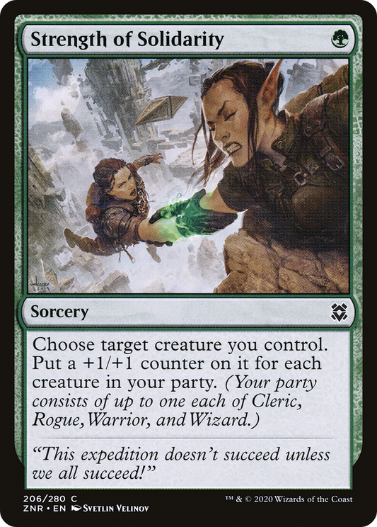 Strength of Solidarity (ZNR-206) - Zendikar Rising Foil