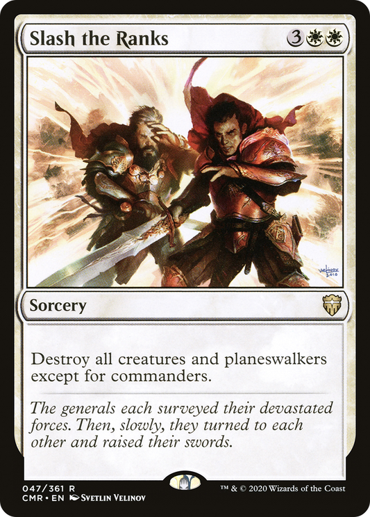 Slash the Ranks (CMR-047) - Commander Legends Foil