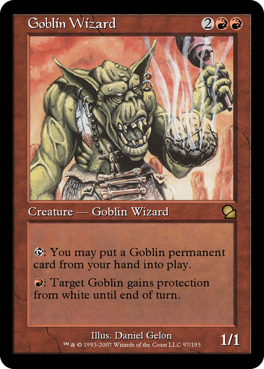 Goblin Wizard (ME1-097) - Masters Edition Foil