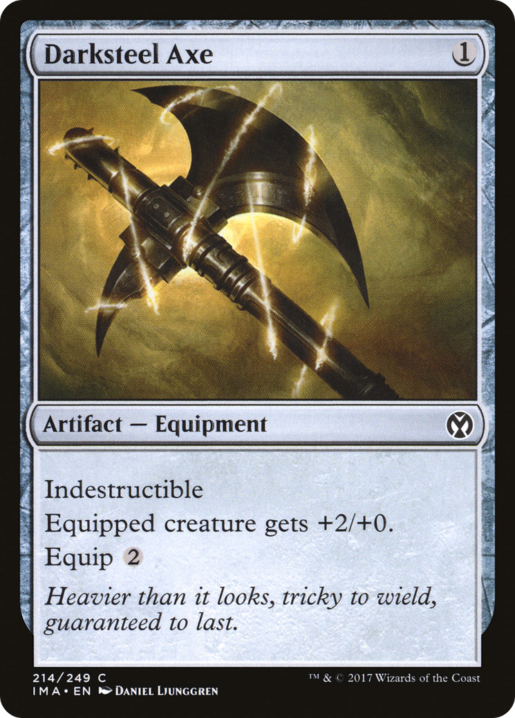 Darksteel Axe (IMA-214) - Iconic Masters