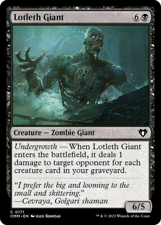 Lotleth Giant (CMM-171) - Commander Masters Foil