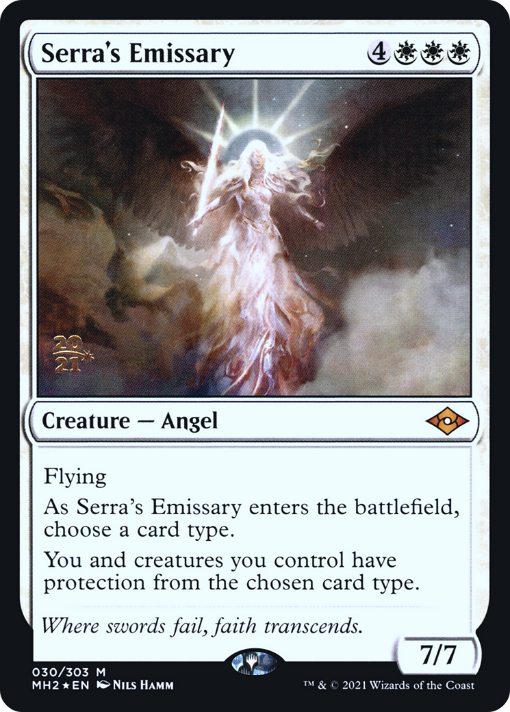 Serra's Emissary (PRE-030) - Modern Horizons 2 Promos (Prerelease) Foil