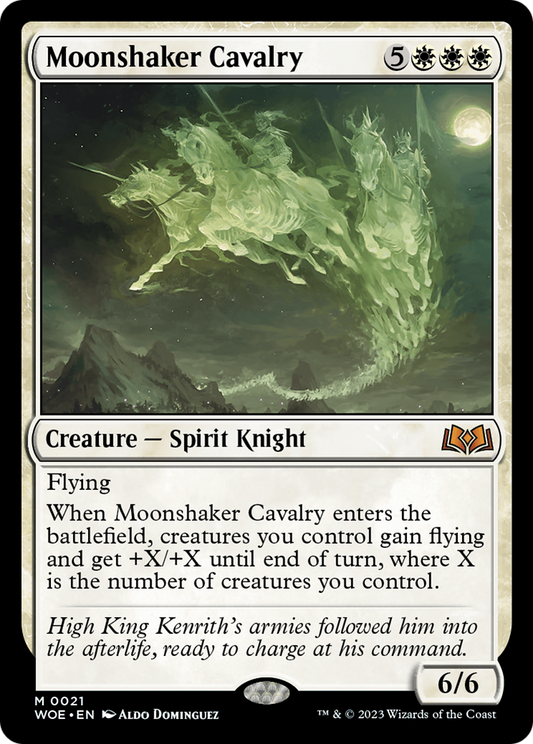 Moonshaker Cavalry (WOE-021) - Wilds of Eldraine Foil