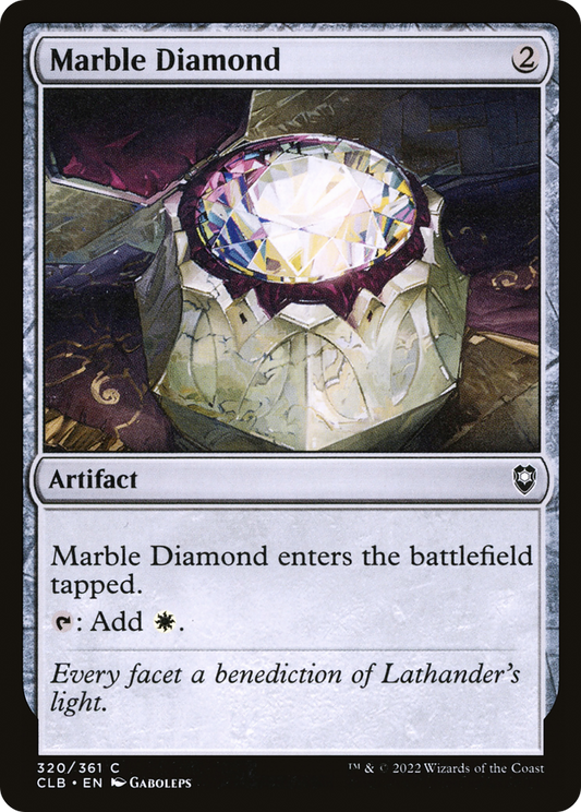 Marble Diamond (CLB-320) - Commander Legends: Battle for Baldur's Gate Foil