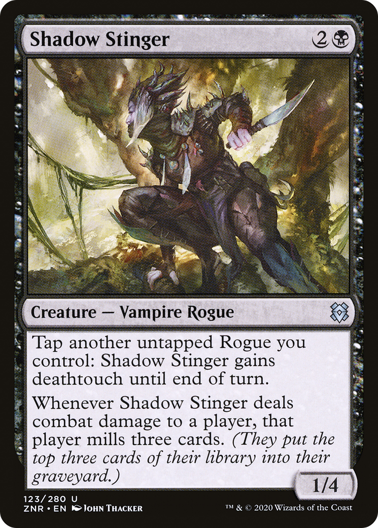 Shadow Stinger (ZNR-123) - Zendikar Rising