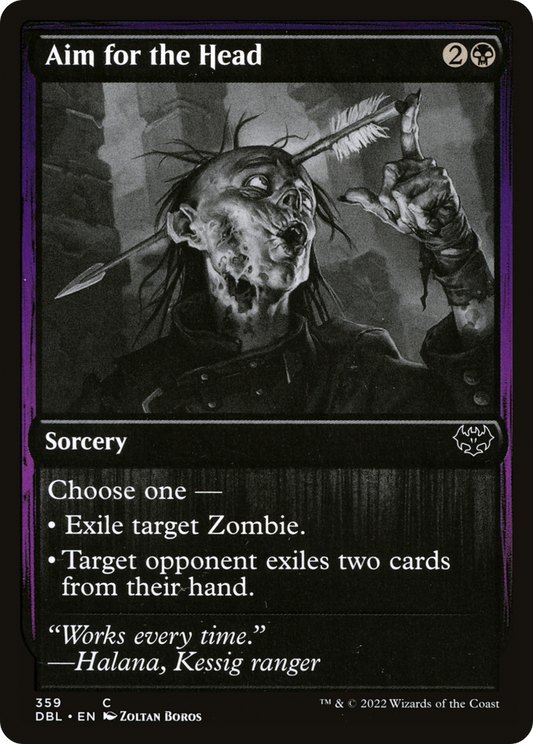 Aim for the Head (DBL-359) - Innistrad: Double Feature Foil