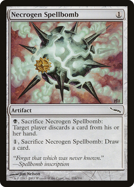 Necrogen Spellbomb (MRD-216) - Mirrodin Foil