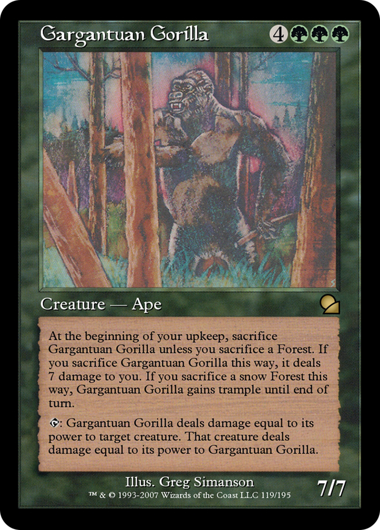 Gargantuan Gorilla (ME1-119) - Masters Edition Foil