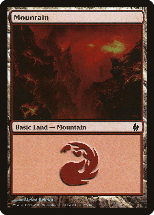 Mountain (PD2-032) - Premium Deck Series: Fire and Lightning Foil