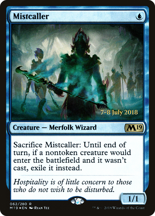 Mistcaller (PM19-62S) - Core Set 2019 Promos Foil