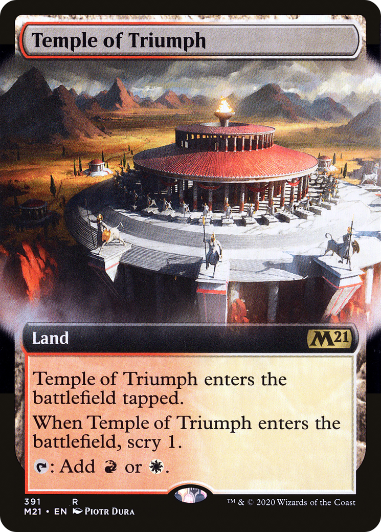 Temple of Triumph (M21-391) - Core Set 2021: (Extended Art)