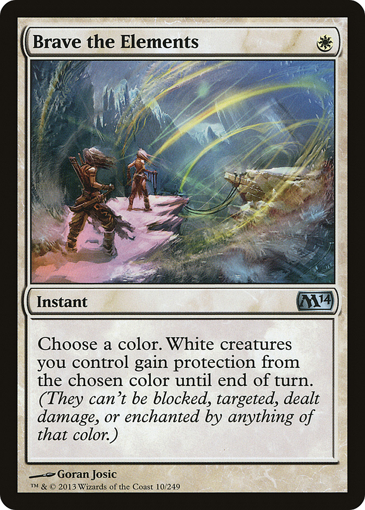 Brave the Elements (M14-010) - Magic 2014