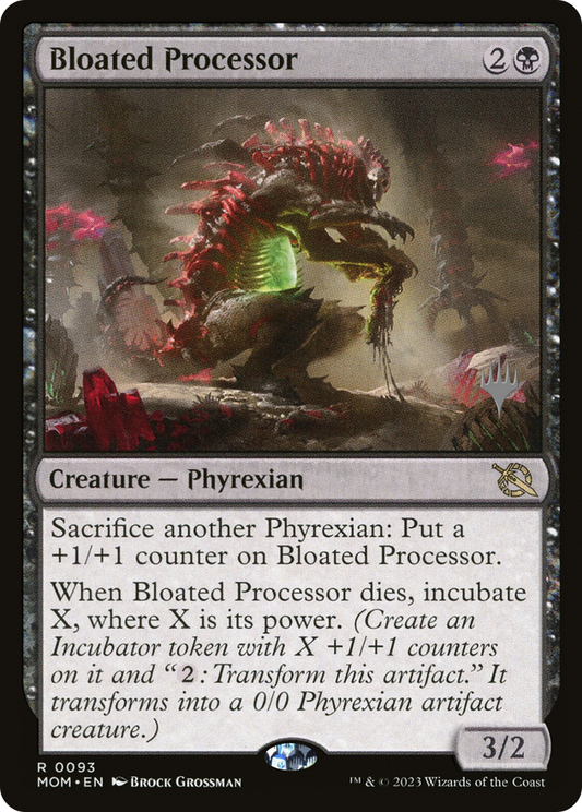 Bloated Processor  (PPMOM-93P) - March of the Machine Promos (Promo Pack) Foil