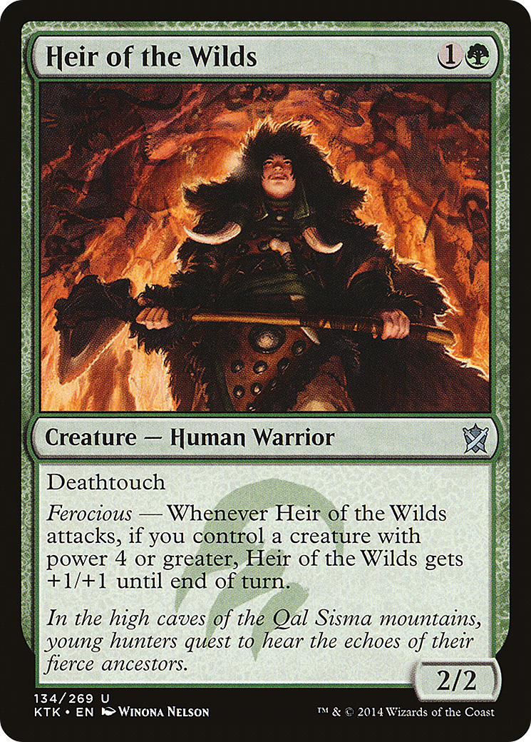 Heir of the Wilds (KTK-134) - Khans of Tarkir Foil