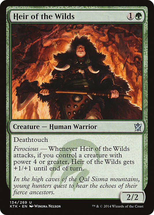 Heir of the Wilds (KTK-134) - Khans of Tarkir Foil