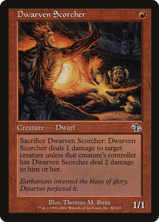 Dwarven Scorcher (JUD-086) - Judgment