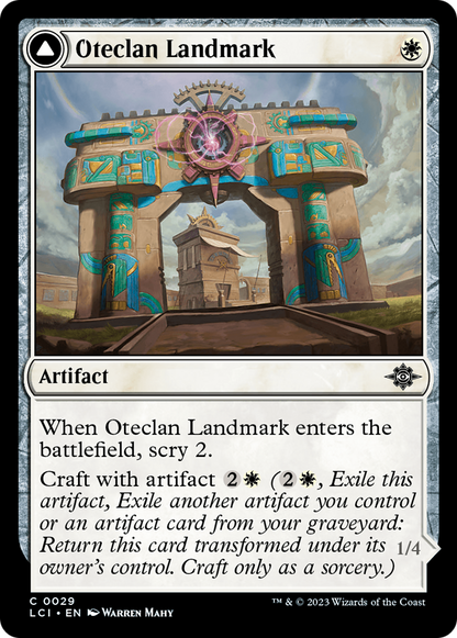 Oteclan Landmark // Oteclan Levitator (LCI-029) - The Lost Caverns of Ixalan